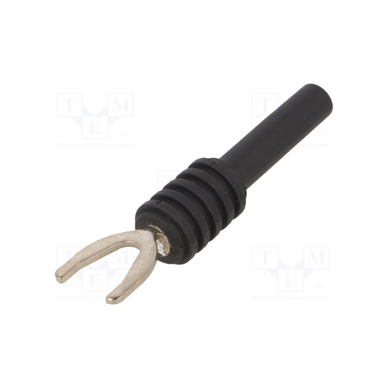 1 pcs x STu00c4UBLI - 66.9126-21 - Plug, fork terminals, banana 4mm socket,fork terminal, 20A
