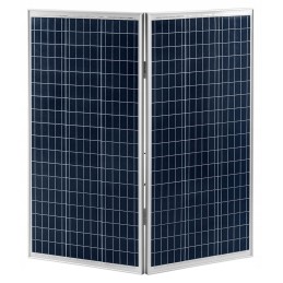 Power station with 2 solar panels, garden camping