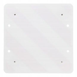 Plastic warning board with 4 reflectors