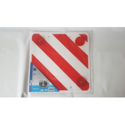 Plastic warning board with 4 reflectors