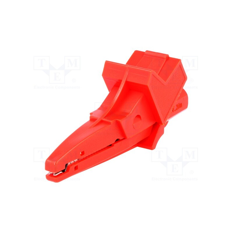 1 pcs x ELECTRO-PJP - 5004-LM-IEC-RT - Crocodile clip, 20A, 1kVDC, red, Grip capac: max.25mm