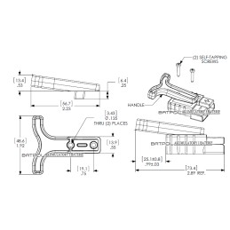 Handle handle mounting Anderson SB50A SB120A