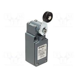 1 pcs x PIZZATO ELETTRICA - FM 554 - Limit switch, lever R 40mm, plastic roller Ø20mm, NO + NC, 10A