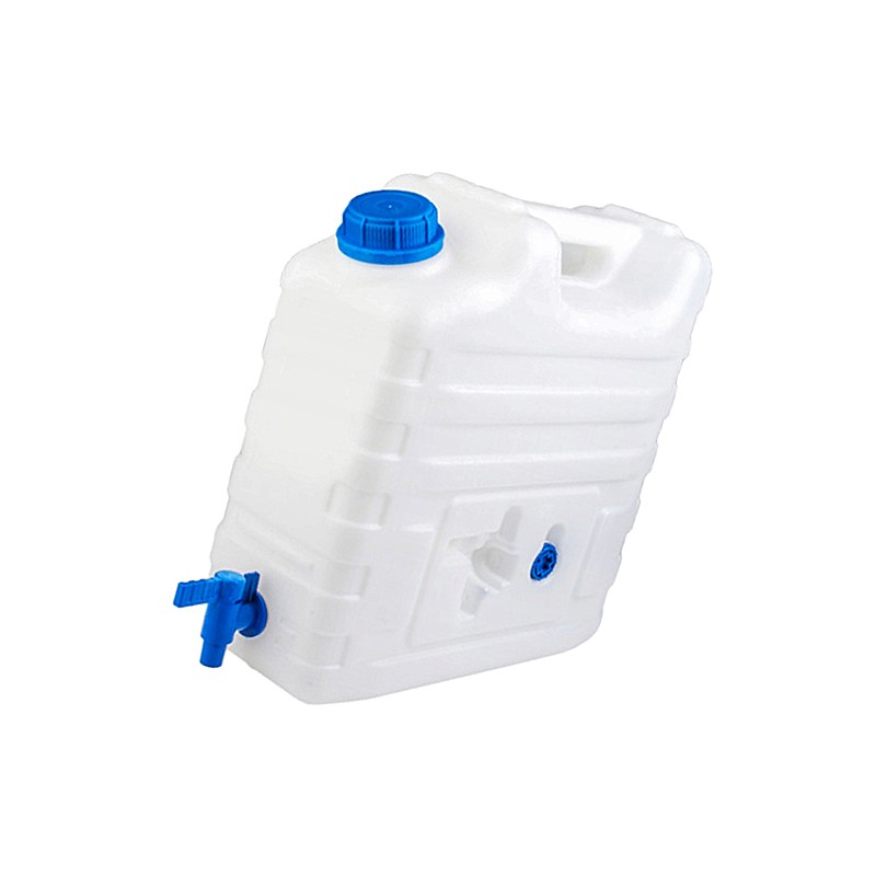 H1e26 canister water container with tap 15l of salt