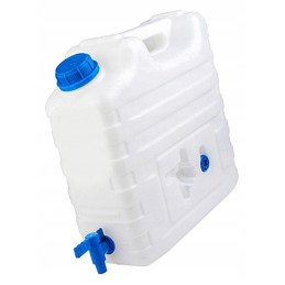 V3a08 canister water container with tap 15l of salt