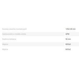 Hydraulic pump, right spline, GPW 3210 carriage