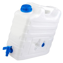 Y3H61 canister, water container with tap, 15l of salt