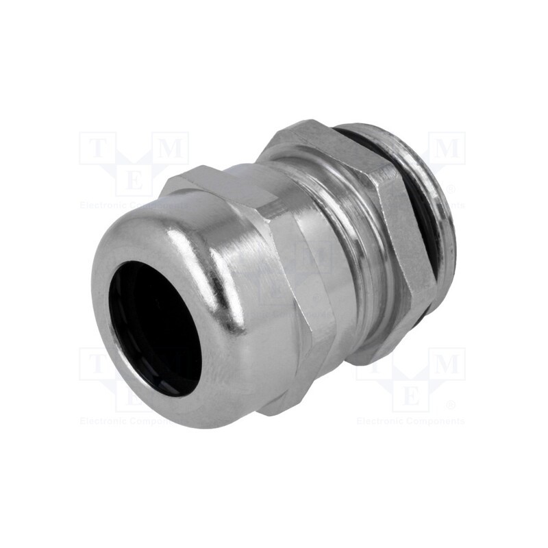1 pcs x HELUKABEL - HT-MS PG16 - Cable gland, PG16, IP68, brass, Body plating: nickel