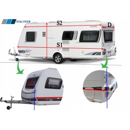 Cover for a caravan 550 575 cm English