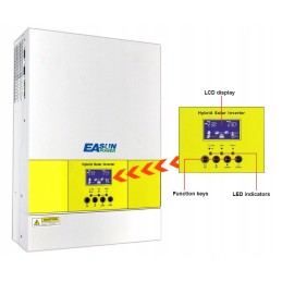 Easun hybrid inverter 3 6 kw solar mppt 100a wifi energy power bank