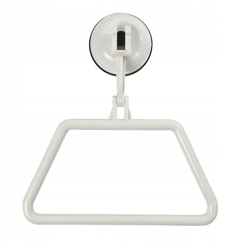 Folding camping paper towel suction cup hanger