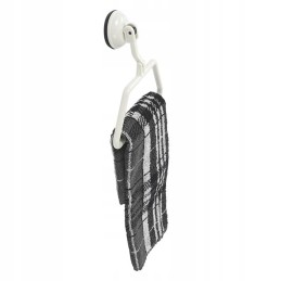 Folding camping paper towel suction cup hanger