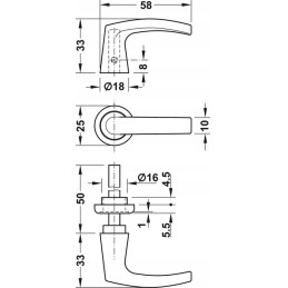 Hype handle and camper lock