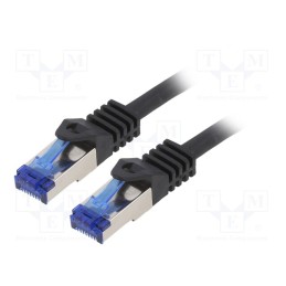 1 pcs x LOGILINK - C6A063S - Patch cord, S/FTP, 6a, stranded, Cu, LSZH, black, 3m, 26AWG, -20÷75°C