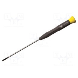 1 pcs x C.K - T4880X 310 - Screwdriver, slot, SL 3, Blade length: 100mm, Overall len: 197mm