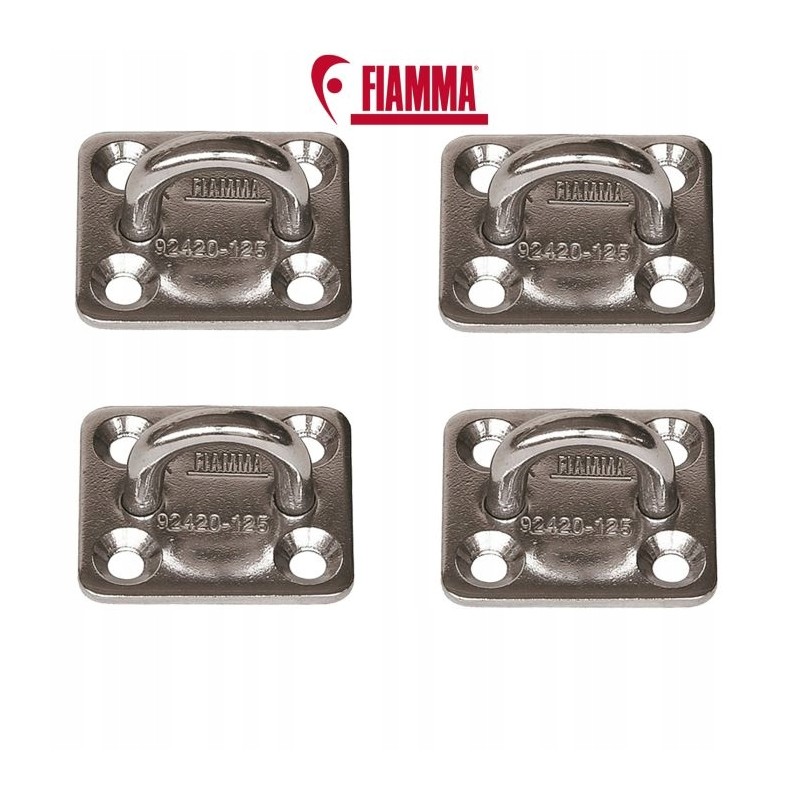 Camper's garage mounting bracket kit square plates fiamma in wa