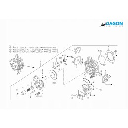 Nissan fuel injection evaporator repair kit