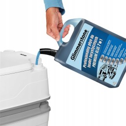 Fluid for tourist toilets 7in1 premium blue 10l