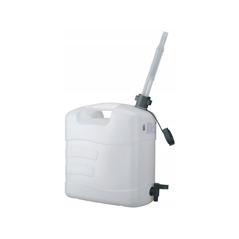 Canister, water container with tap, 15 liters