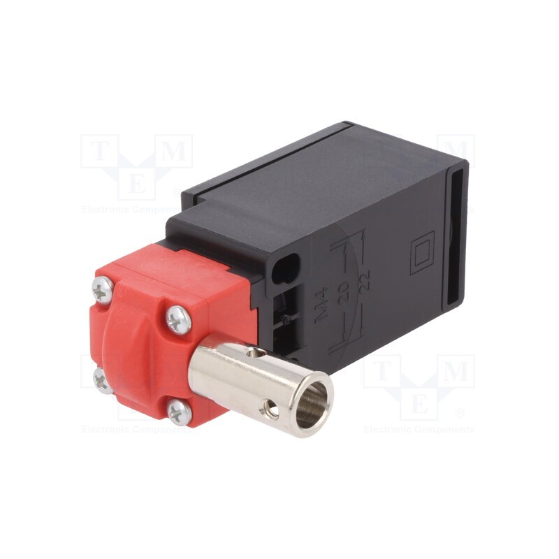 1 pcs x PIZZATO ELETTRICA - FR 1896-M2 - Safety switch: hinged, FR, NC + NO, IP67, -25÷80°C, black,red