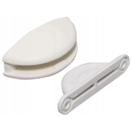 Door lock, wide latch, catch, stopwatch, white