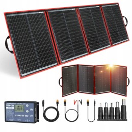 Photovoltaic panel solar foldable 18v 220w controller 12v 20a