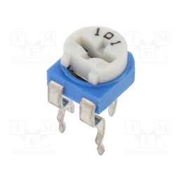 10 pcs x SR PASSIVES - RKT6V-100 - Potentiometer: mounting, single turn,horizontal, 100Ω, 100mW