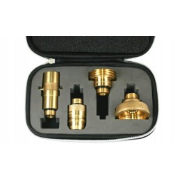 Set of aluminum cylinder 27 liter LPG, multi-valve, multi-adapter