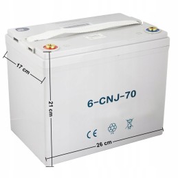 Electric wheelchair battery cbd15 a2mc1 12v 70ah