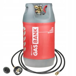 Gasbank duo composite cylinder 11kg 24l remote refueling set