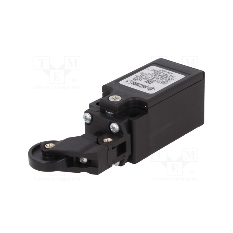 1 pcs x PIZZATO ELETTRICA - FR 507 - Limit switch, plastic roller Ø22mm, NO + NC, 10A, max.250VAC