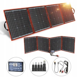 Photovoltaic panel foldable solar portable 18v 160w controller 12v 10a