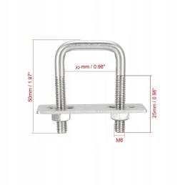 2pcs bracket eye fastening cargo belt truck semitrailer bracket screws 30mm