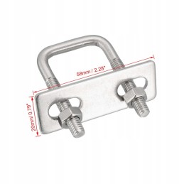 2pcs bracket eye fastening cargo belt truck semitrailer bracket screws 30mm