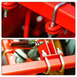 2pcs bracket eye fastening cargo belt truck semitrailer bracket screws 30mm