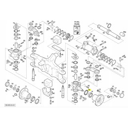 Linde rear hub seal 0009280341
