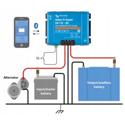 Victron orion tr smart 12 12 30a dc charger dc