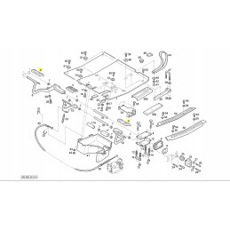 Rubber cover for the driving pedal Linde 39x 0009642700