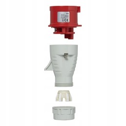 Cee male plug for 16a cable for 5pin IP44 camper