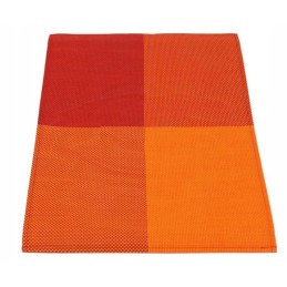 Table mats for camping tableware, 2x orange