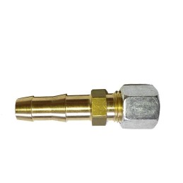 RVS 8 metal pipe connector for a hose