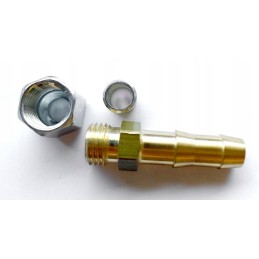 RVS 8 metal pipe connector for a hose