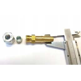 RVS 8 metal pipe connector for a hose