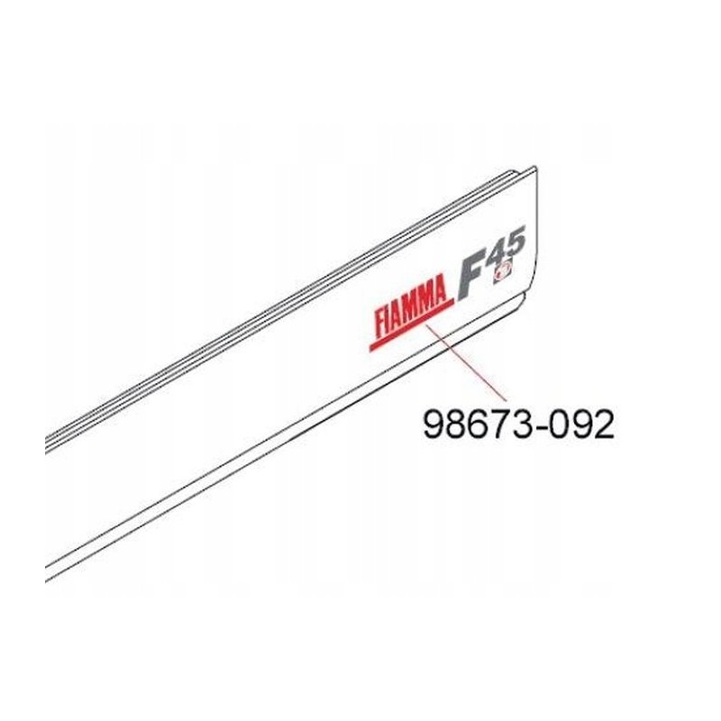 F45ti Fiamma logo awning sticker
