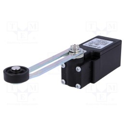 1 pcs x PIZZATO ELETTRICA - FR 555 - Limit switch, adjustable lever R 53-112mm, roll Ø20mm, NO + NC