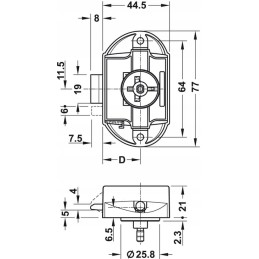 Cabinet door lock furniture toilet button toilet