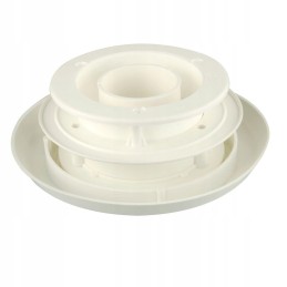 Roof vent, mushroom head, hood, 110mm