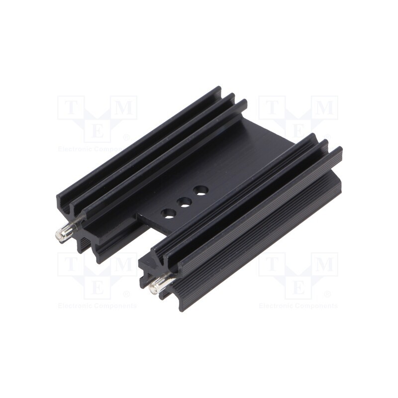 1 pcs x ALUTRONIC - PR28/50/SE - Heatsink: extruded, H, TO202,TO218,TO220,TOP3, black, L: 50mm
