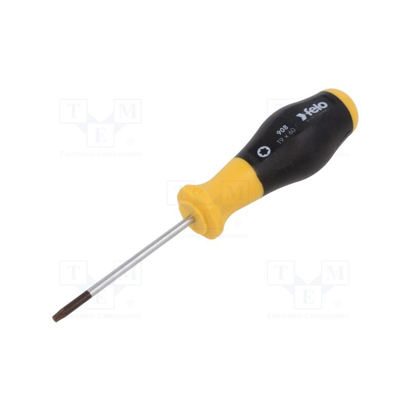1 pcs x FELO - 908 093 40 - Screwdriver, Torx®, TX09