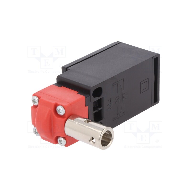 1 pcs x PIZZATO ELETTRICA - FR 596-M2 - Safety switch: hinged, FR, NC + NO, IP67, -25÷80°C, black,red